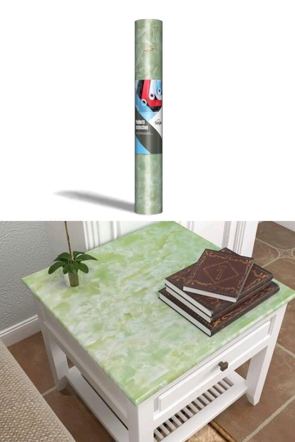 3D SELF ADHESIVE WALLPAPER STICKER - Green