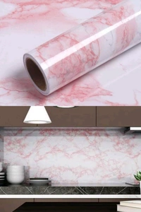 3D SELF ADHESIVE WALLPAPER STICKER - Pink Lace