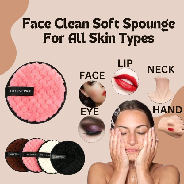 Soft Sponge For Face Makeup Remover
