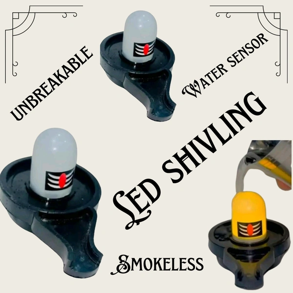 Water Sensor Smokeless LED Shivling