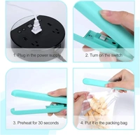 2 In 1 Mini Hair Straightner Cum Plastic Sealer - Pack Of 1