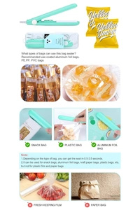 2 In 1 Mini Hair Straightner Cum Plastic Sealer - Pack Of 1