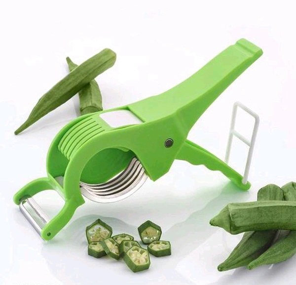 2 In 1 Vegetable Cutter & Fruit Grater & Slicer (Pack Of 3)