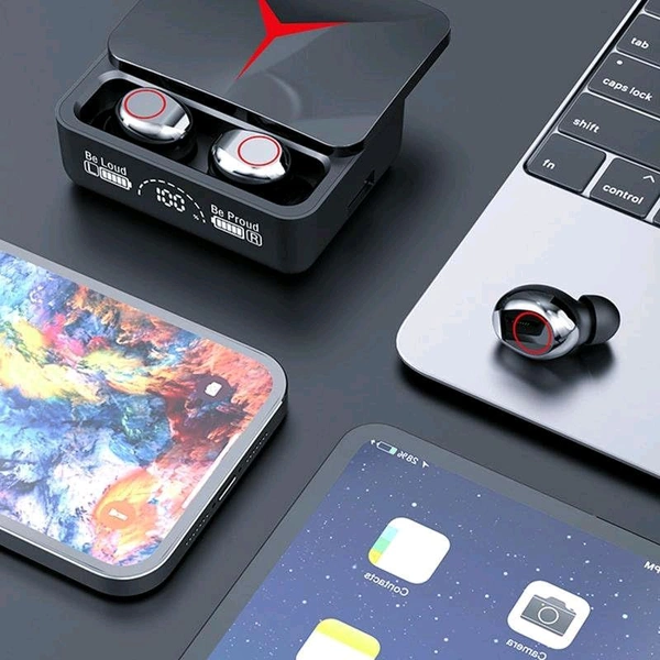 M90 TWS BLUETOOTH WIRELESS EARPHONES - As Shown