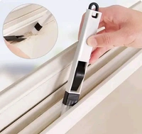 2 In 1 Window Cleaner With Dust Holder Tray  (Pack Of 2) - Black & White