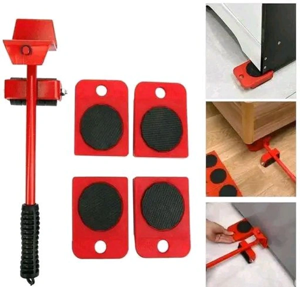 Heavy Furniture Lifter Mover Tool Set - Red