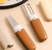 2 In 1 Vegetable Peeler Knife - Same As Shown