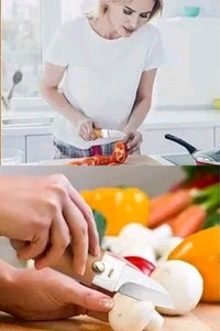 2 In 1 Vegetable Peeler Knife - Same As Shown