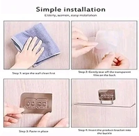 Multipurpose Toilet Paper Tissue Roll Holder - Stainless Steel, PACK OF 1