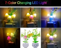 Mushroom Shape Magic Night Light Lamp (Pack of 2) - 7 Color Led, PACK OF 2