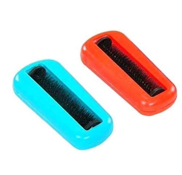 PACK OF 2 CARPET BRUSH - PACK OF 2, Red Blue