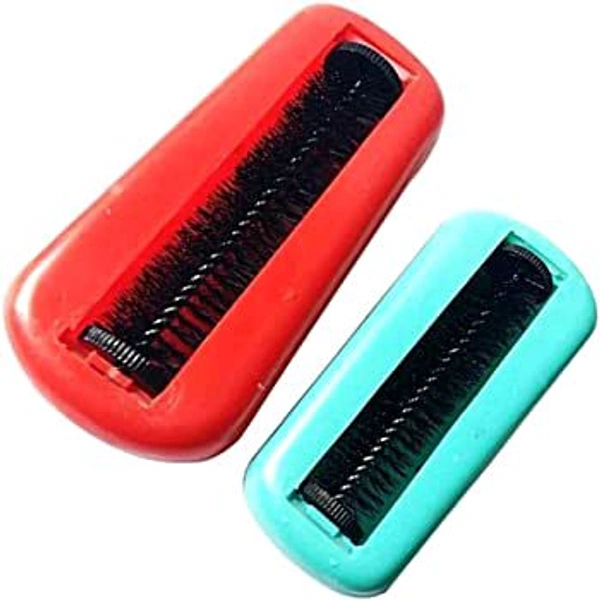 PACK OF 2 CARPET BRUSH - PACK OF 2, Red Blue