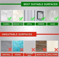 Multipurpose Self Adhesive Transparent Heavy Duty Wall Hook Strip - TRANSPARENT, 6 HOOKS