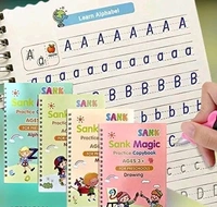 SANK Calligraphy Magic Practice Copy Book set of four for Kids