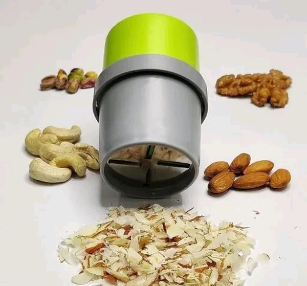 Dry Fruit Cutter And Slicer (Pack Of 2) - PACK OF 2, Gray
