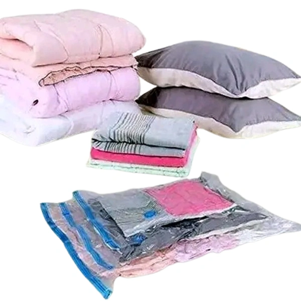 Reusable Vaccum Storage Bags With Pump - Pack Of 5