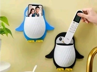 Wall Mount Penguin Toothbrush Holder Multipurpose Cup - PACK OF 2