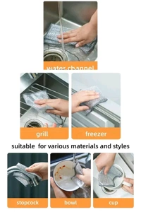 Pack Of 5 Multipurpose Non Scratch Wire Dish Cloth Rag - PACK OF 5