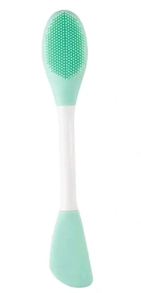 3 In 1 Silicone Facial Cleansing Brush (Pack Of 2) - Multicolored, PACK OF 1