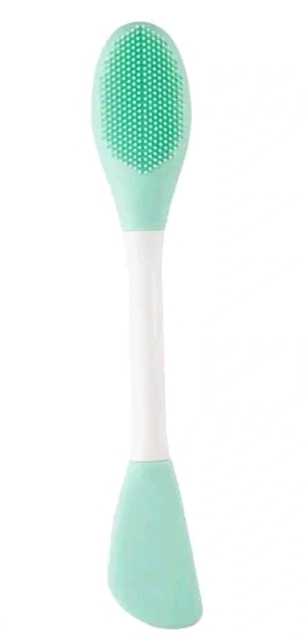 3 In 1 Silicone Facial Cleansing Brush (Pack Of 2) - Multicolored, PACK OF 1