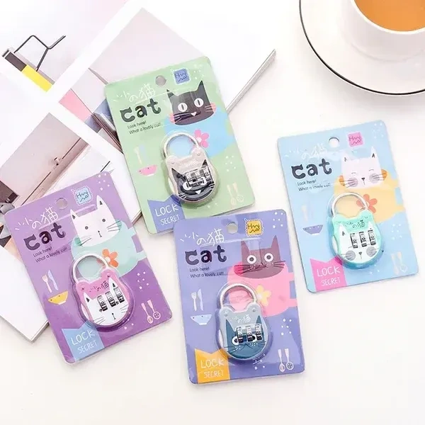 Cute Cat Suitcase Padlock