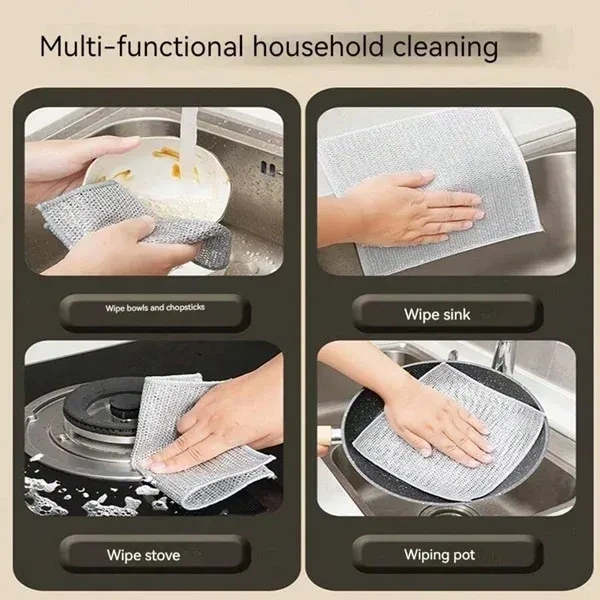 Double Sided Multipurpose Dishwashing Cloth