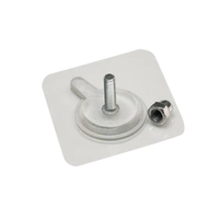 (Pack Of 5) Adhesive Screw Wall Hook