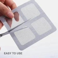 (Pack Of 5) Window Screen Repair sink Tape (1 Pc / 4 × 4 Inch)