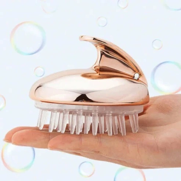 Scalp Massager & Dandruff Cleaning Brush – Soft Silicone Hair Scrubber for Deep Cleaning & Itch Relief (Random Color)