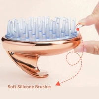 Scalp Massager & Dandruff Cleaning Brush – Soft Silicone Hair Scrubber for Deep Cleaning & Itch Relief (Random Color)