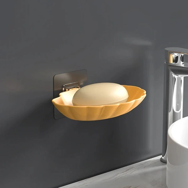 Sea Shell Wall Mounted Soap Rack - Drain Bathroom Rack