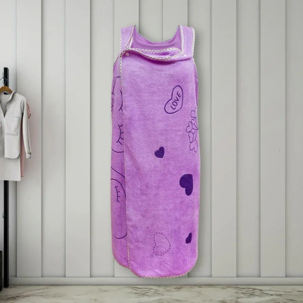 SOFT COTTON BATHROBE FOR GIRLS & WOMEN TOWEL