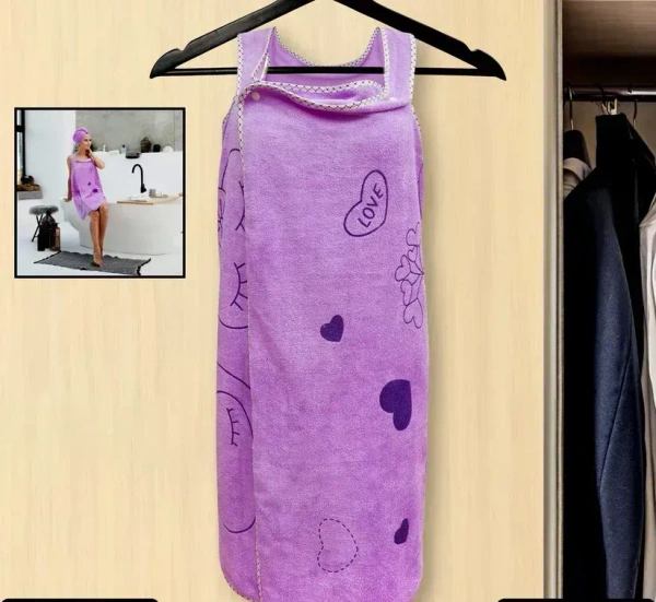 SOFT COTTON BATHROBE FOR GIRLS & WOMEN TOWEL