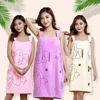 SOFT COTTON BATHROBE FOR GIRLS & WOMEN TOWEL