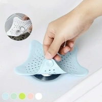 STAR SHAPE SUCTION CUP SINK DRAINER (MIX COLOR)