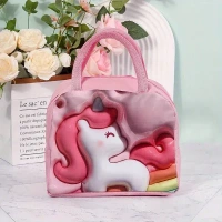 Thermal Insulation Lunch Bag for Office, School Picnic, Portable Hand Zipper Lunch Bag, Cartoon Pet Thermal Insulated Lunch Bag for Kids