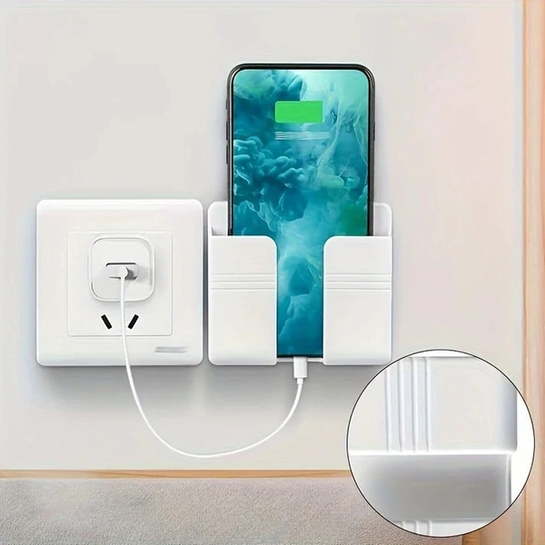 Wall Mounted Organizer for Mobile, TV Remote Controls and Air Conditioner Remote Controls