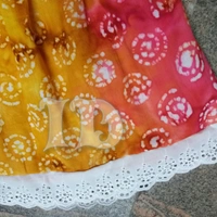 1016/multi Tie And Die Batik  Frock - 7yr
