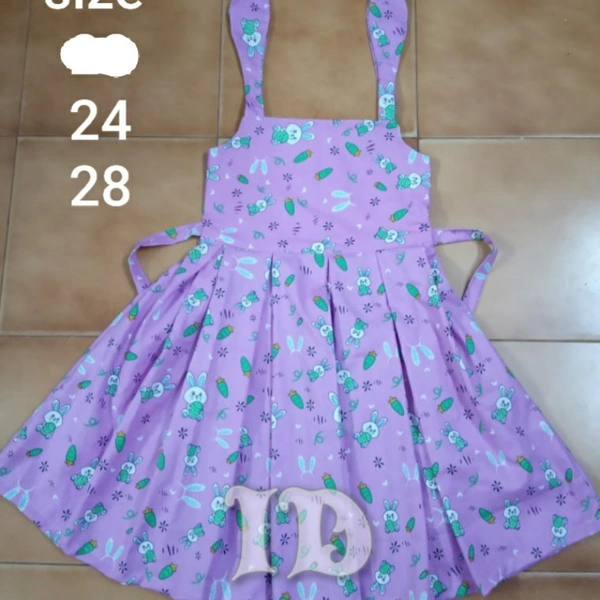 1021/export Cotton Bunny Frock - 6yr