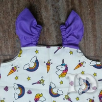 1030/ Glace Cotton Aline Frock - 1yr