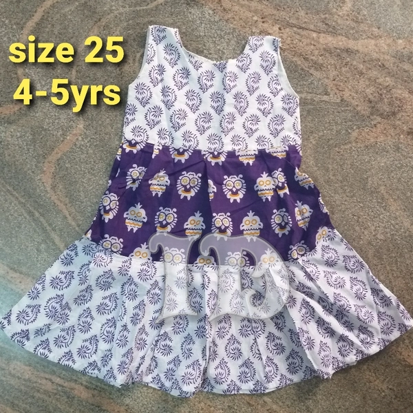 1035/soft Cotton Frock - 5yr