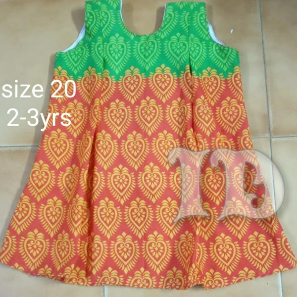 1043/soft Cotton Aline Frock - 2yr