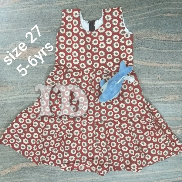 1050/soft Cotton Frock - 5yr