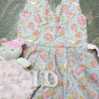 1052/grey soft Cotton Frock - 5yr