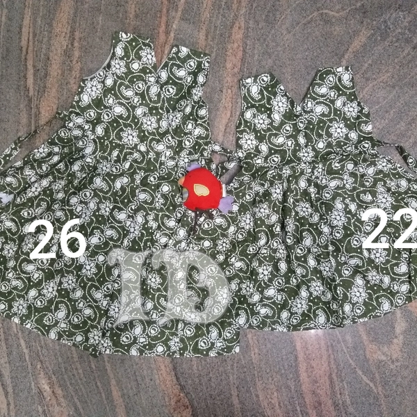 1068/thick Cotton Frock - 5yr