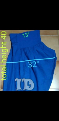 1078/cotton patiyala Pants - blue 