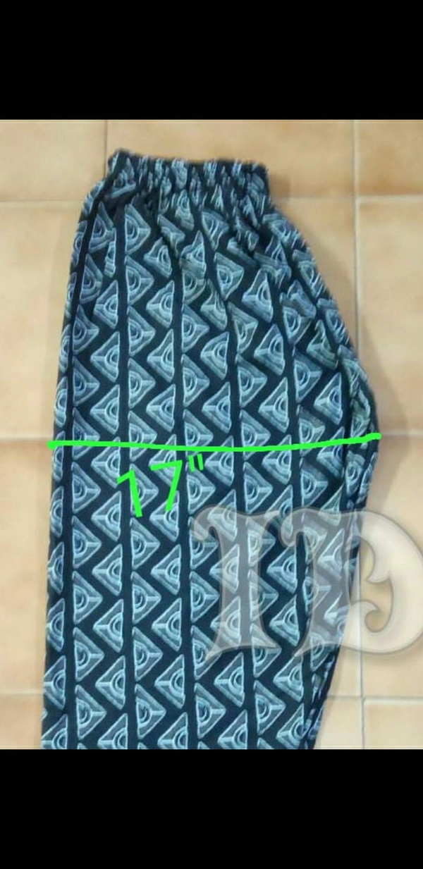 1079/casual Elastic Pants - yellow batik