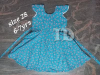 1107/thick Cotton frock  - 6yr