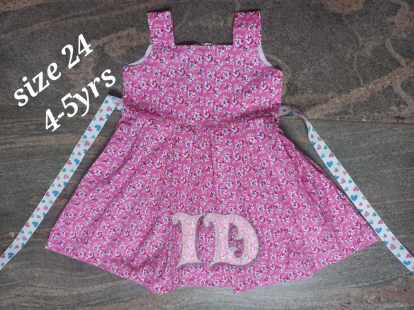 1110/thick Cotton Frock  - 4yr