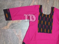 1118/South Cotton Pink Kurti  - M